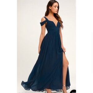 Navi Blue Maxi Dress